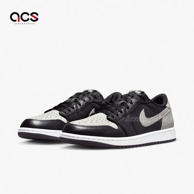 Nike 休閒鞋 Air Jordan 1 Retro Low OG Shadow 男鞋 黑 影灰 AJ1 CZ0790-003