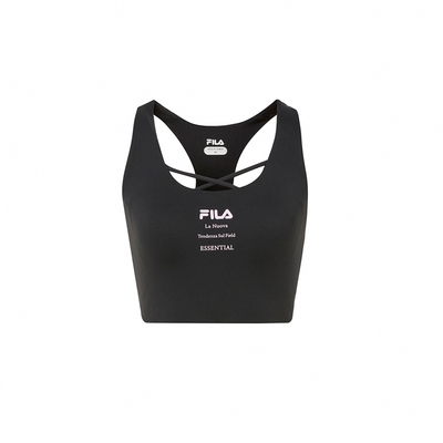 FILA 女單穿運動背心-黑色 5TKY-1603-BK