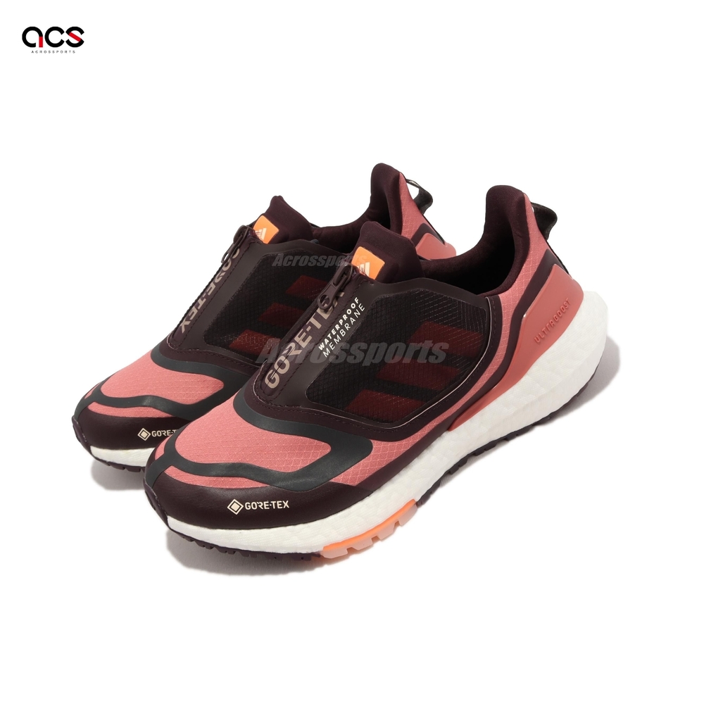 adidas 慢跑鞋 Ultraboost 22 GTX W 女鞋 粉紅 防水 反光 無鞋帶 運動鞋 愛迪達 GX9131