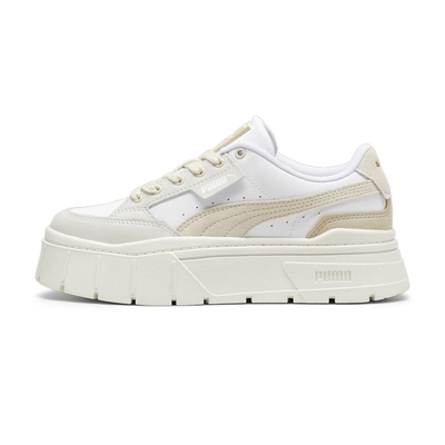 puma mayze stack luxe wns 女鞋 米白色 厚底 復古 休閒鞋 38985310