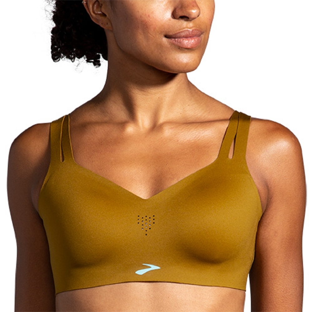 BROOKS 女Dare Strappy 線條款Sports Bra_紅銅(350087650)