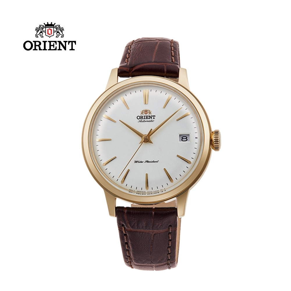 ORIENT 東方錶 DATEⅡ系列 機械錶 皮帶款 金色 RA-AC0011S