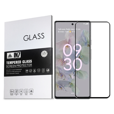 IN7 Google Pixel 6a (6.1吋) 高清 高透光2.5D滿版9H鋼化玻璃保護貼-黑色