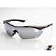 【Z-POLS】霧面黑TR90頂級材質框 抗UV400 PC電鍍水銀黑運動太陽眼鏡 product thumbnail 1
