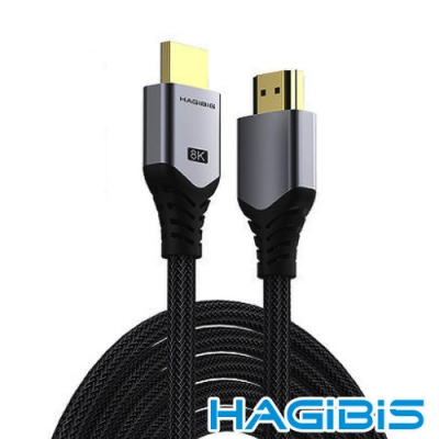 HAGiBiS海備思 HDMI2.1鍍金接口高畫質8K影音傳輸線 0.5M