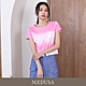 現貨【MEDUSA 曼度莎】粉紅雲彩下襬拉鍊短版Tee（M-XL）｜女休閒上衣 短版上衣 T恤 product thumbnail 2