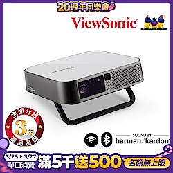 ViewSonic M2e FHD 無線瞬時對焦智慧微型投影機 (1000流明)