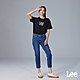 Lee 女款 四面彈 401 中腰標準小直筒牛仔褲 中藍洗水 product thumbnail 1