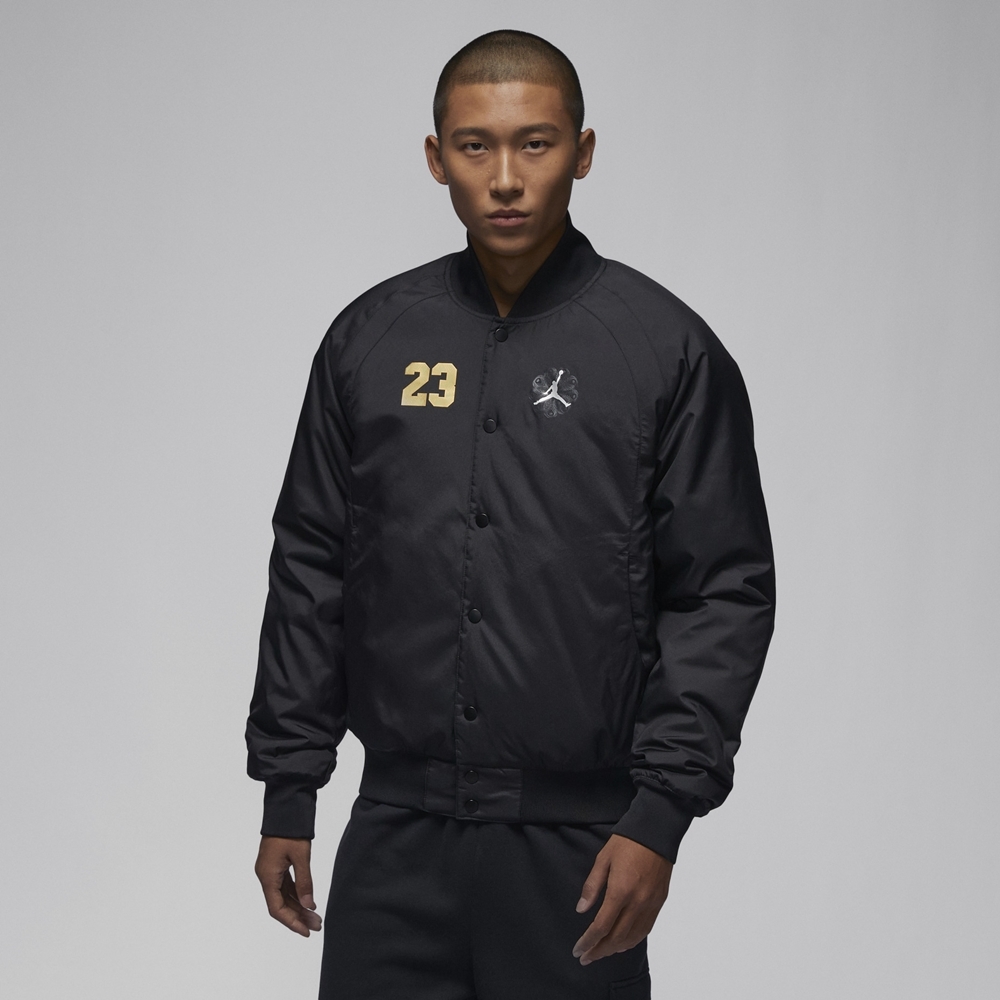 NIKE AS M J CNY VARSITY JKT GCEL 男休閒外套-黑-FZ6436010