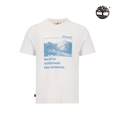 Timberland 男款復古白短袖T恤|A2KJ1CM9