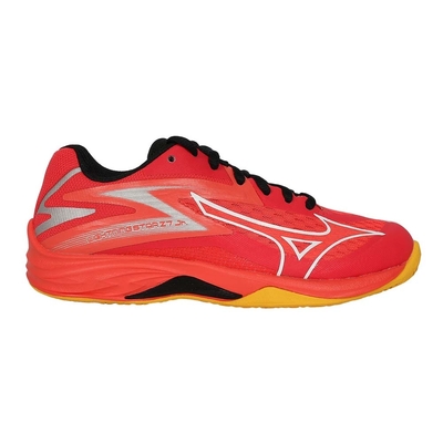 MIZUNO LIGHTNING STAR Z7 JR. 男兒童排球鞋-訓練 V1GD230302 螢紅黑白銀