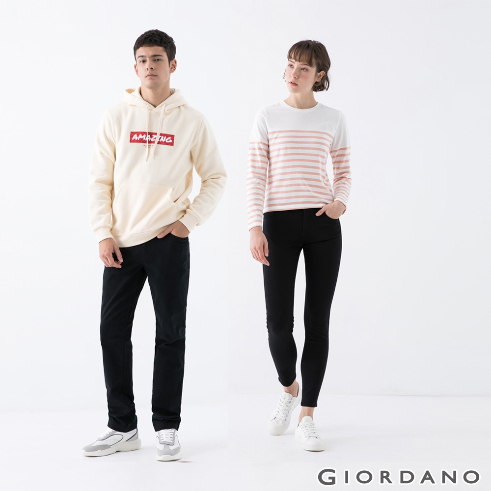 【時時樂】GIORDANO超彈力休閒卡其褲(男女款任選) product image 1