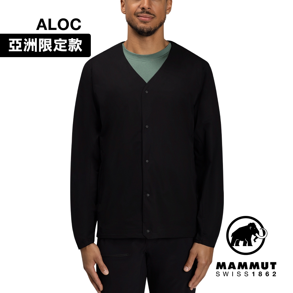 Mammut 長毛象】Active SO Cardigan AF Men 日系機能休閒外套黑色男款