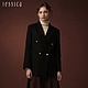 JESSICA - 經典斜紋百搭雙口袋西裝外套J35018（黑） product thumbnail 1
