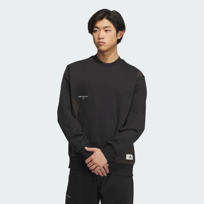 ADIDAS ST WF SWEATS 男長袖上衣-黑-IP4982