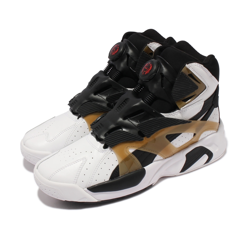 Puma 籃球鞋 Disc System Weapon 男鞋 海外限定 Cedric Ceballos 白 黑 373344-01