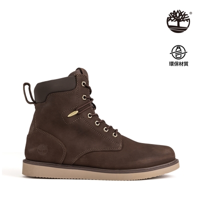 Timberland 男款深棕色磨砂革休閒靴|A5Y2HV13