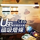 USB線控雙色光源磁吸燈條 閱讀燈 LED燈 照明燈 衣櫃燈 2檔調光 product thumbnail 1
