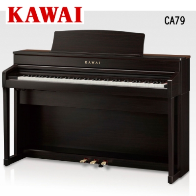 [無卡分期-12期] KAWAI CA79 R 88鍵電鋼琴 胡桃木色款