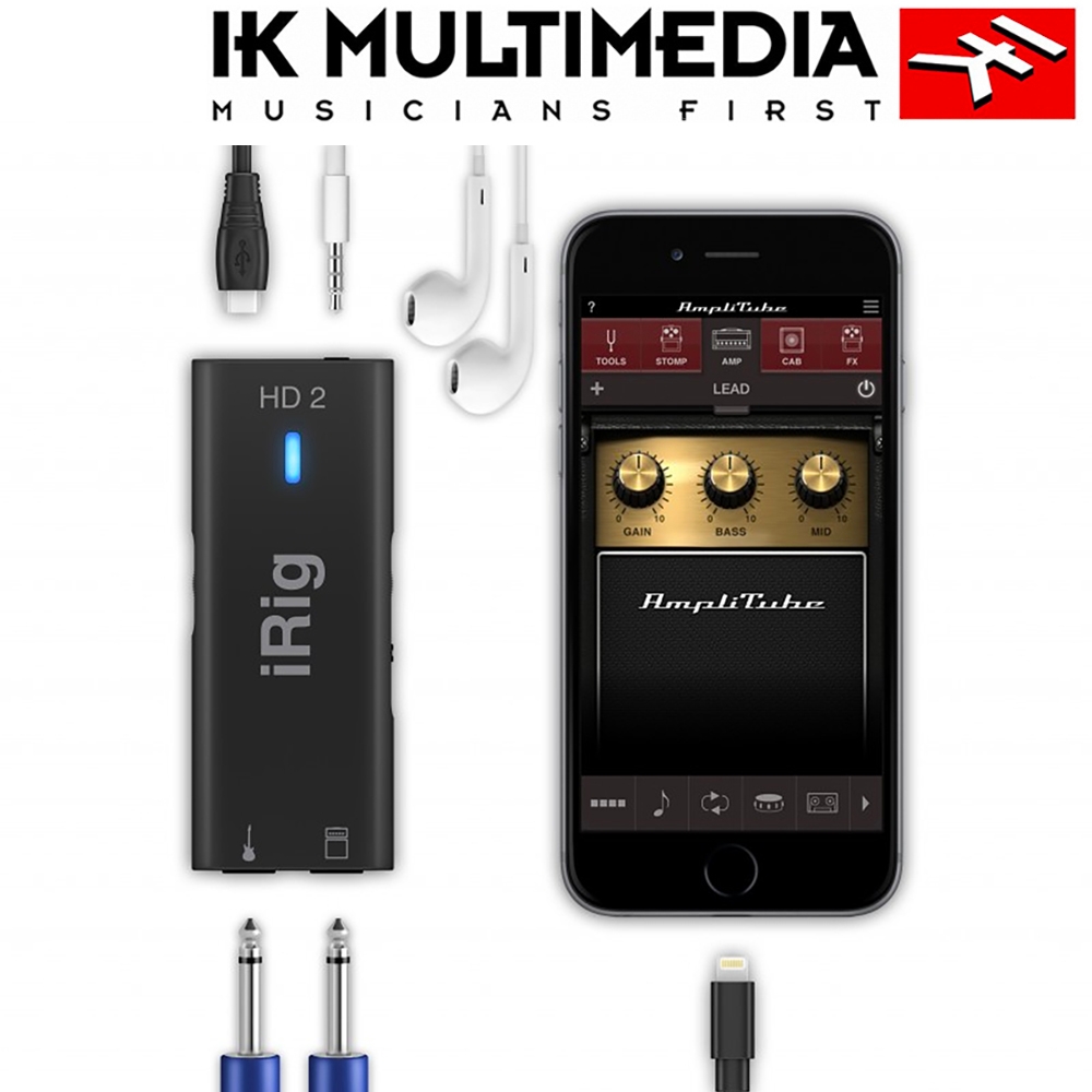『IK Multimedia』iRig HD 2 行動錄音介面 / 公司貨保固