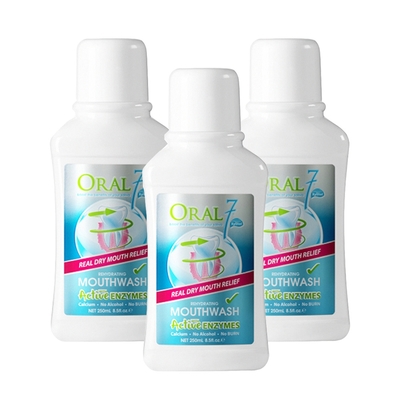 ORAL7 口立淨 酵素護理漱口水 250ml 3入組