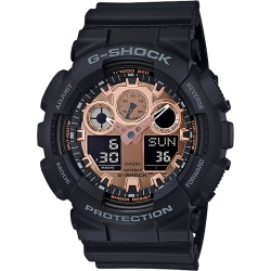 CASIO 卡西歐G-SHOCK 重機玫瑰金手錶 過年送禮 GA-100MMC-1A