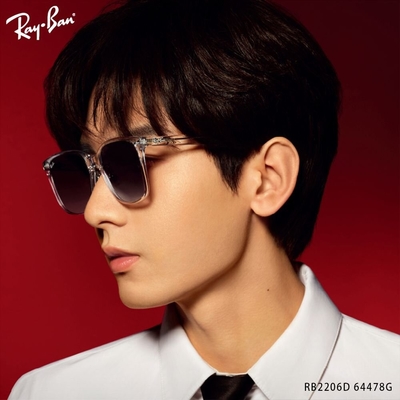 RAY BAN 成毅配戴 太陽眼鏡(透明色)RB2206D