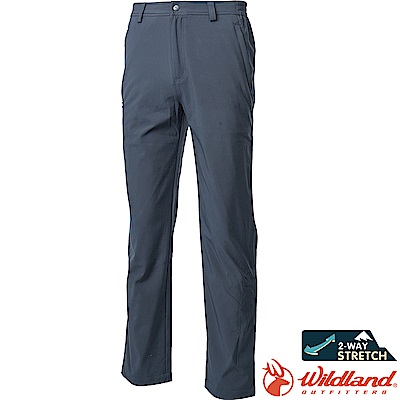 Wildland 荒野 0A62316-93深灰色 男彈性輕薄防風防潑長褲
