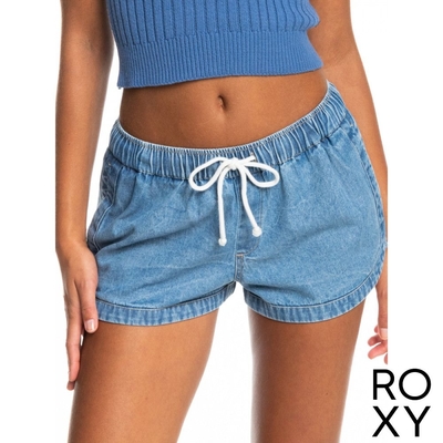 【ROXY】NEW IMPOSSIBLE DENIM MID 短褲 藍色