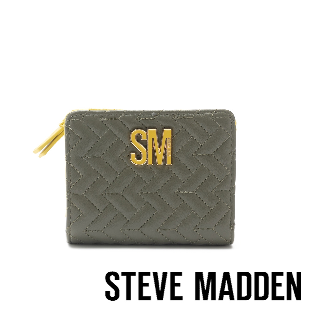 STEVE MADDEN-BSERENAA 壓紋LOGO短夾-綠色