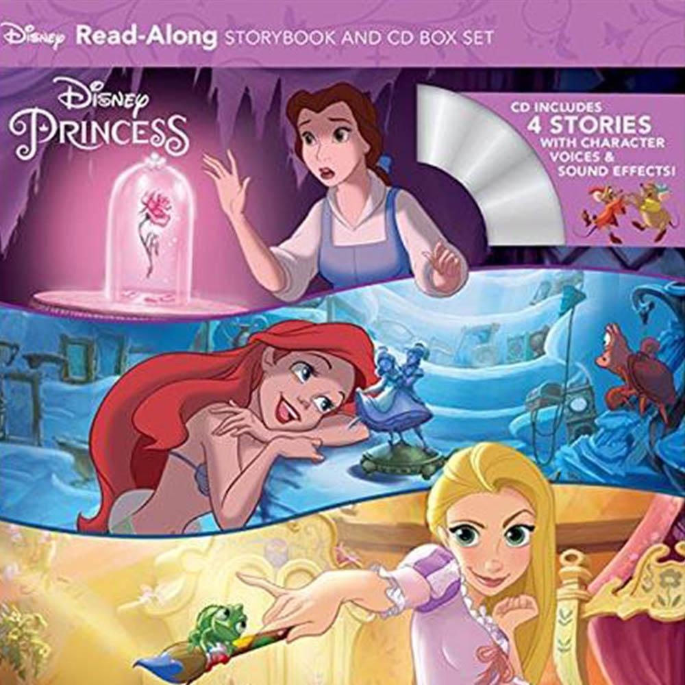 Disney Princess 迪士尼公主故事有聲讀本 (四平裝繪本+一CD) | 拾書所