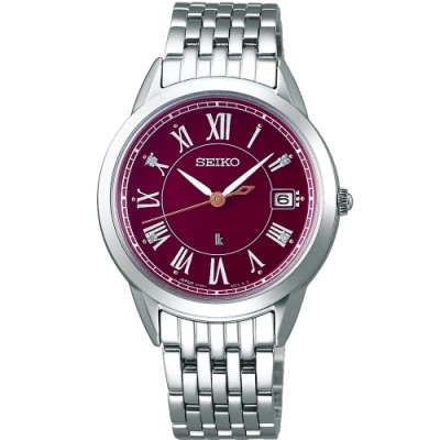 seiko 精工 lukia 純淨之心真鑽太陽能腕錶 v147-0cr0r (sut393j1)33.9mm__sk043