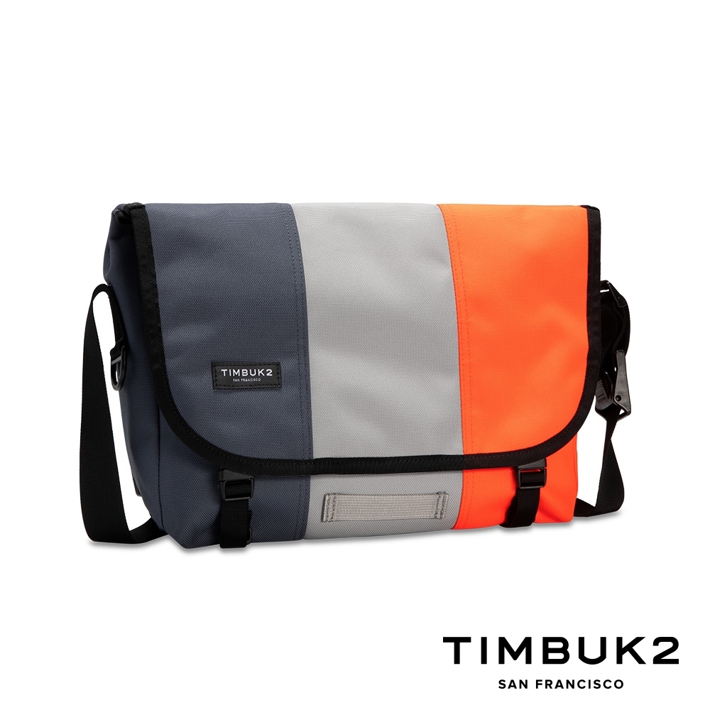 Timbuk2 Classic Messenger 11 吋經典平板郵差包 - 灰藍螢光拼色