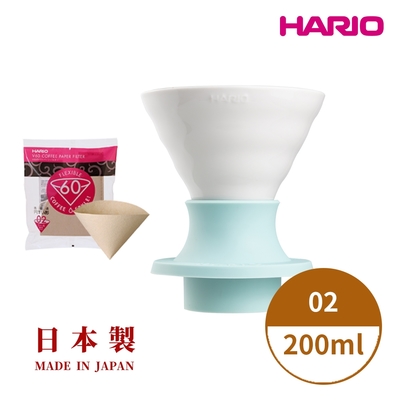 【HARIO】V60 Switch系列 浸漬式磁石濾杯02-200ml /聰明濾杯/浸漬式/陶瓷/手沖咖啡/浸泡/好璃澳/錐形濾杯/V60濾紙