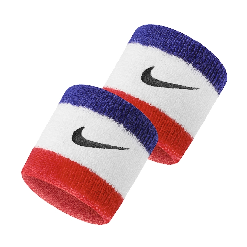 Nike 護腕 Swoosh Wristbands 男女款 球類運動 一對兩隻入 勾勾 白 藍 紅 黑 N000156562-0OS