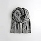 海鷗 Hollister 針織舒適保暖圍巾-灰色 product thumbnail 1