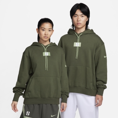 NIKE 上衣 男款 女款 長袖上衣 帽T 運動 AS U NK SABRINA HOODIE 橄欖綠 FJ4450-325