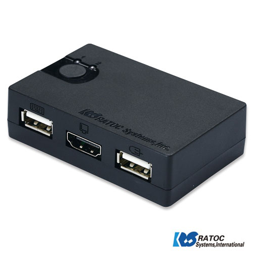 日本RATOC 2-Port HDMI USB電腦KVM切換器 (REX-230UH)