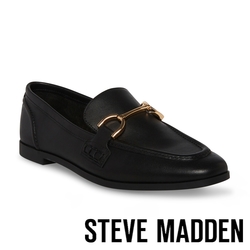 STEVE MADDEN-CARRINE 馬銜釦皮質樂福鞋-黑色