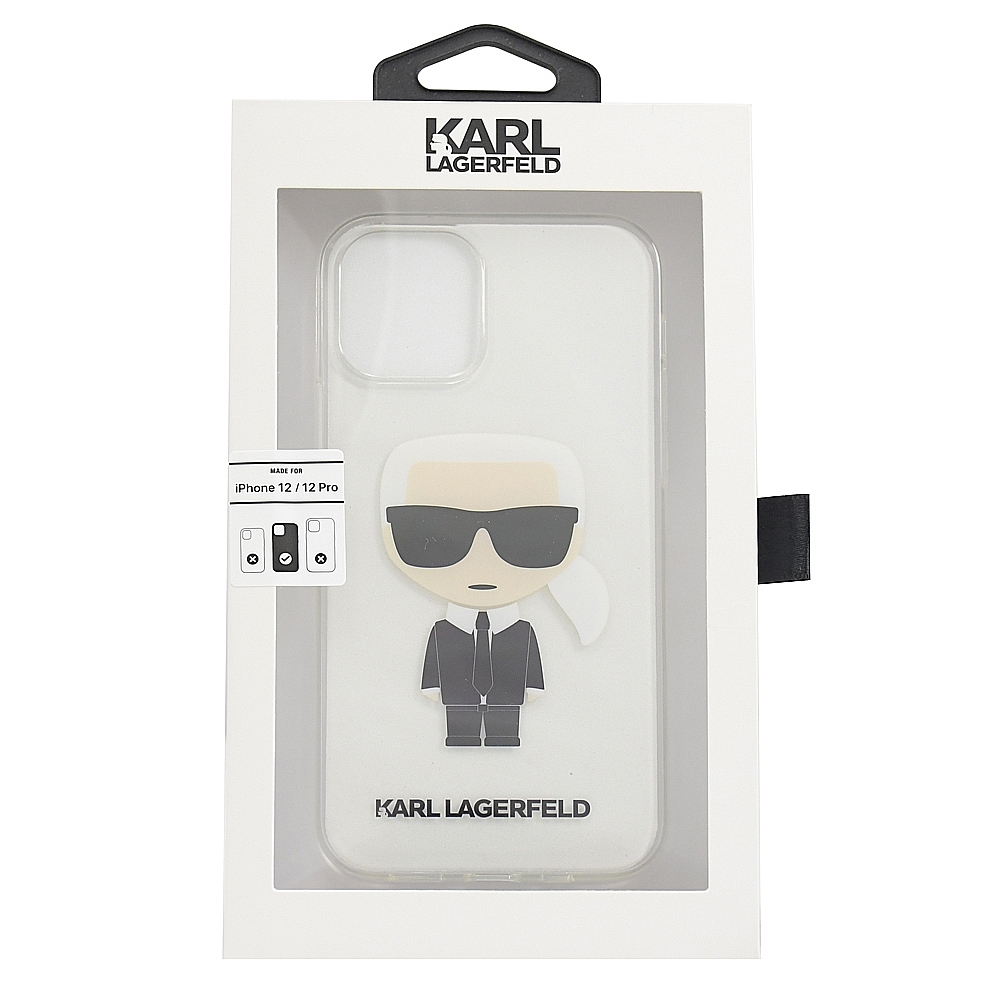 KARL LAGERFELD 卡爾公仔 Iphone 12/12 PRO透明手機殼