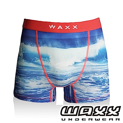 WAXX熱浪系列-驚滔駭浪運動快乾型男四角褲