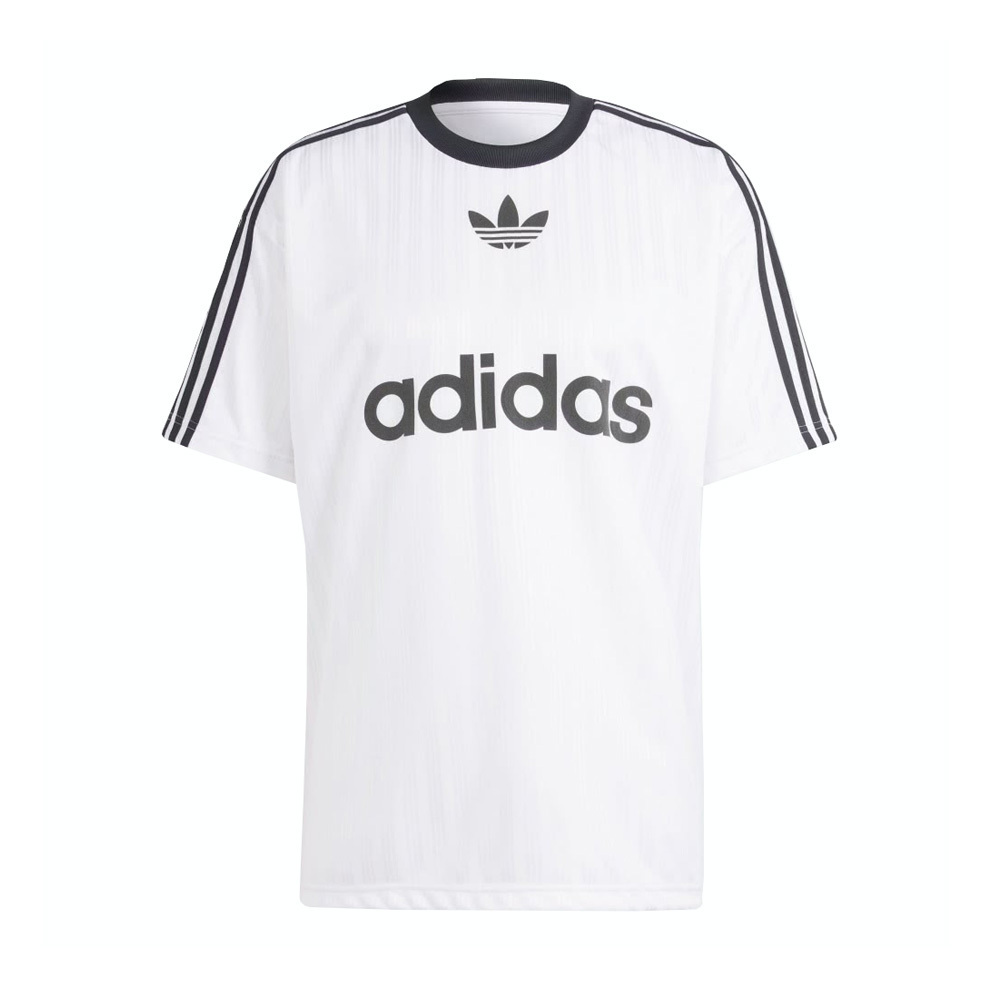 Adidas Adicolor Poly T [IM9459] 男 短袖 上衣 運動 休閒 寬鬆 復古 三葉草 白