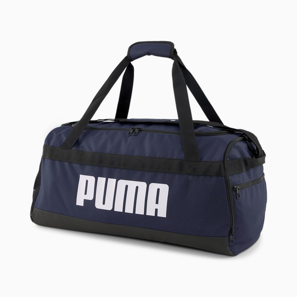 PUMA Challenger 旅行包-藍黑色-07953102