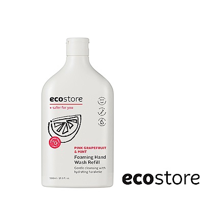 ecostore 純淨潔手泡泡-薄荷葡萄柚補充瓶 500ml