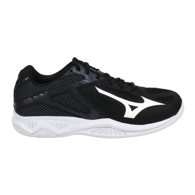 MIZUNO THUNDER BLADE 3 男女排球鞋-2.5E 美津濃 V1GA217001 黑白