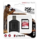 金士頓 MLPR2 SDXC 300MB UHS-II 256G CANVAS React Plus Kit 記憶卡+讀卡機 MLPR2/256GB product thumbnail 1