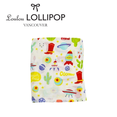 迪士尼系列 Loulou Lollipop 加拿大竹纖維透氣包巾120x120cm-玩具總動員