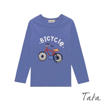 TATA KIDS 童裝卡通單車圖案T恤