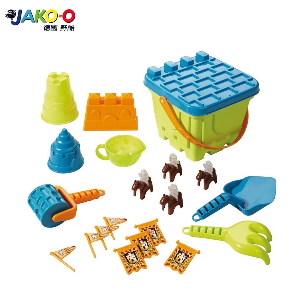 JAKO-O德國野酷 沙堡堆砌工具組–綠色 (玩沙戲水)