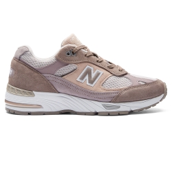 New Balance 復古鞋 W991LGSB 女性 灰粉紅